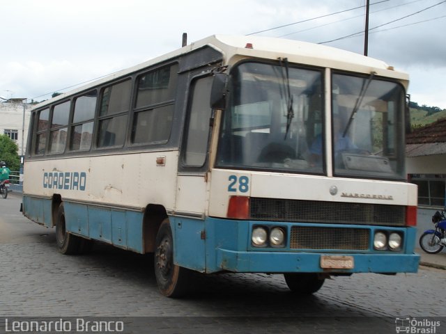 Cordeiro Transportes 28 na cidade de Bom Jesus do Norte, Espírito Santo, Brasil, por Leonardo  Branco da Silveira. ID da foto: 1630954.