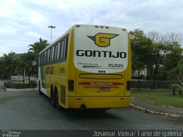 Empresa Gontijo de Transportes 15285 na cidade de Curvelo, Minas Gerais, Brasil, por Josimar Vieira. ID da foto: 1630636.