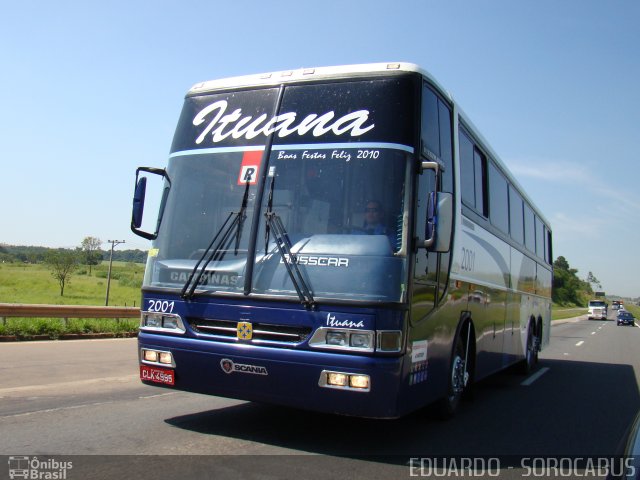 Viação Ituana 2001 na cidade de Sorocaba, São Paulo, Brasil, por EDUARDO - SOROCABUS. ID da foto: 1630621.