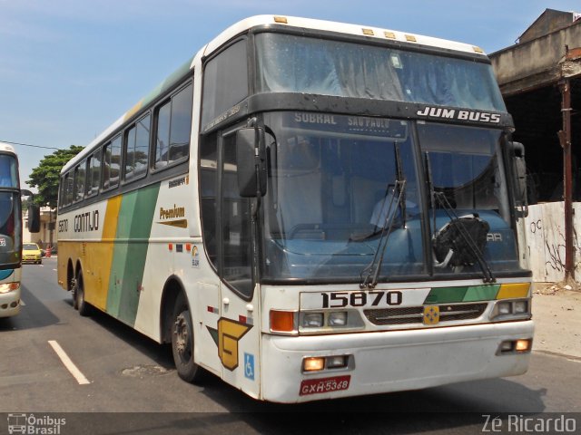 Empresa Gontijo de Transportes 15870 na cidade de Rio de Janeiro, Rio de Janeiro, Brasil, por Zé Ricardo Reis. ID da foto: 1631783.