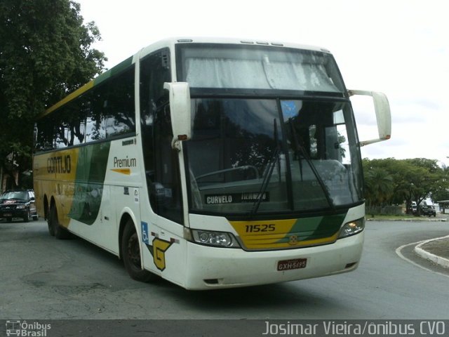 Empresa Gontijo de Transportes 11525 na cidade de Curvelo, Minas Gerais, Brasil, por Josimar Vieira. ID da foto: 1630638.