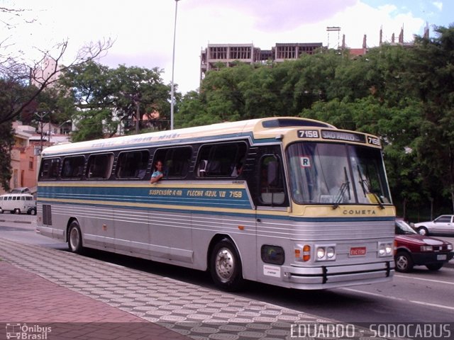 Viação Cometa 7158 na cidade de Sorocaba, São Paulo, Brasil, por EDUARDO - SOROCABUS. Número da foto: #1631087.