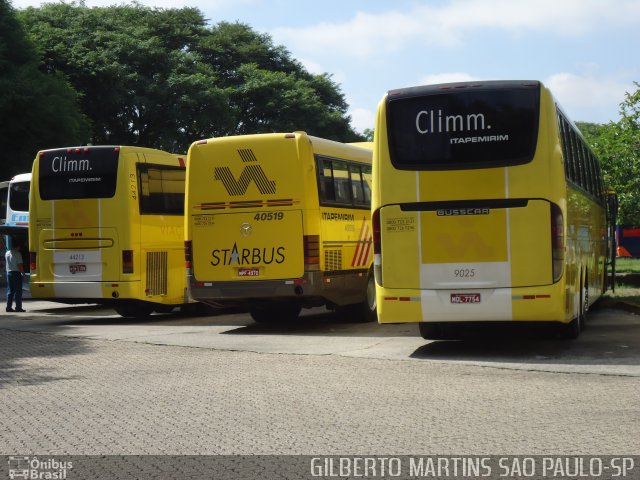 Viação Itapemirim 9025 na cidade de São Paulo, São Paulo, Brasil, por Gilberto Martins. Número da foto: #1633707.