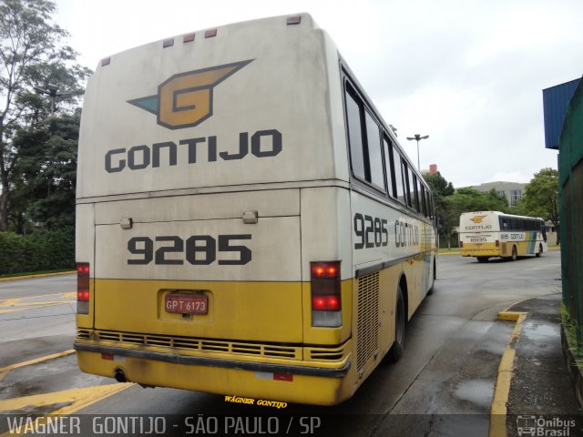 Empresa Gontijo de Transportes 9285 na cidade de São Paulo, São Paulo, Brasil, por Wagner Gontijo Várzea da Palma-mg. Número da foto: #1633198.