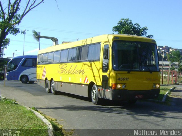 Viação Itapemirim 45011 na cidade de Vitória, Espírito Santo, Brasil, por Matheus Mendes. Número da foto: #1632854.