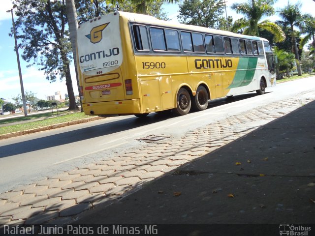 Empresa Gontijo de Transportes 15900 na cidade de Patos de Minas, Minas Gerais, Brasil, por RAFAEL  JUNIO FONSECA. ID da foto: 1632821.