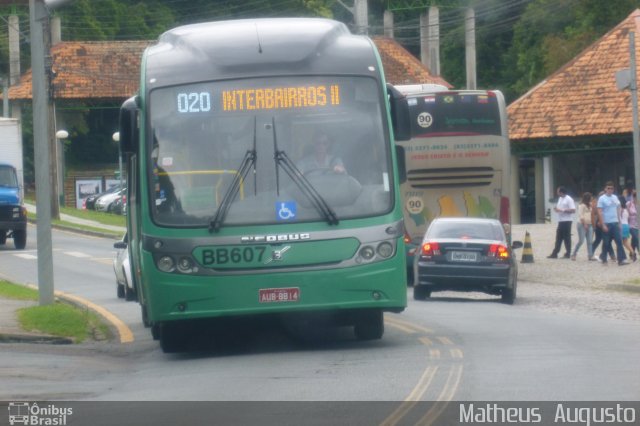 Transporte Coletivo Glória BB607 na cidade de Curitiba, Paraná, Brasil, por Matheus  Augusto. Número da foto: #1633630.