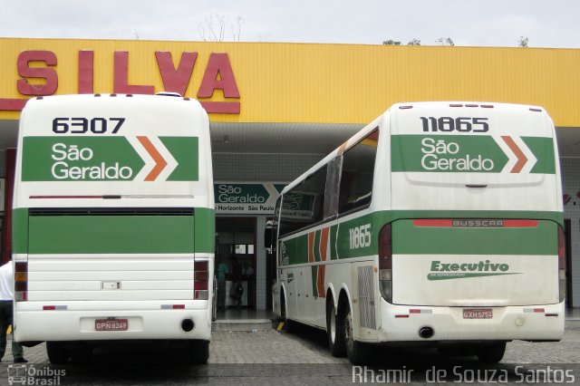 Cia. São Geraldo de Viação 11865 na cidade de Jequié, Bahia, Brasil, por Rhamir  de Souza Santos. Número da foto: #1634395.