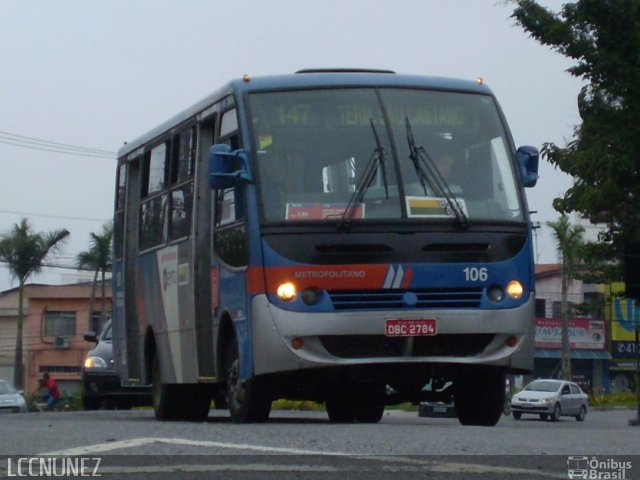 Trans Bus Transportes Coletivos 106 na cidade de São Bernardo do Campo, São Paulo, Brasil, por Luis Nunez. Número da foto: #1634229.
