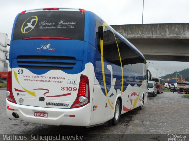 Advance Transatur 3109 na cidade de Santos, São Paulo, Brasil, por Matheus  Scheguschewsky. ID da foto: 1633709.