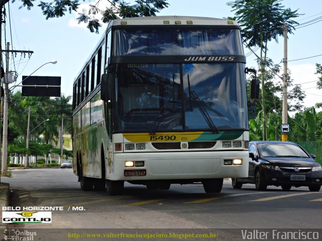 Empresa Gontijo de Transportes 15490 na cidade de Belo Horizonte, Minas Gerais, Brasil, por Valter Francisco. Número da foto: #1634490.
