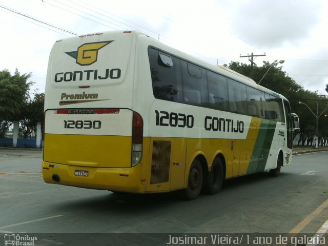 Empresa Gontijo de Transportes 12830 na cidade de Curvelo, Minas Gerais, Brasil, por Josimar Vieira. Número da foto: #1635716.