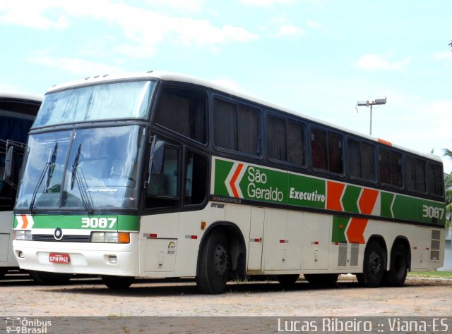 Cia. São Geraldo de Viação 3087 na cidade de Viana, Espírito Santo, Brasil, por Lucas Ribeiro de Souza Ferreira. ID da foto: 1635983.