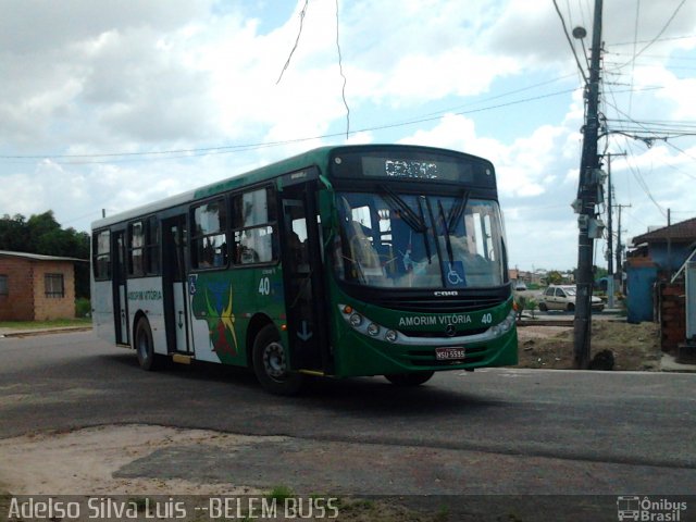 Expresso Amorim Vitória 40 na cidade de Castanhal, Pará, Brasil, por Adelso Silva Luis Doidinho. Número da foto: #1635759.