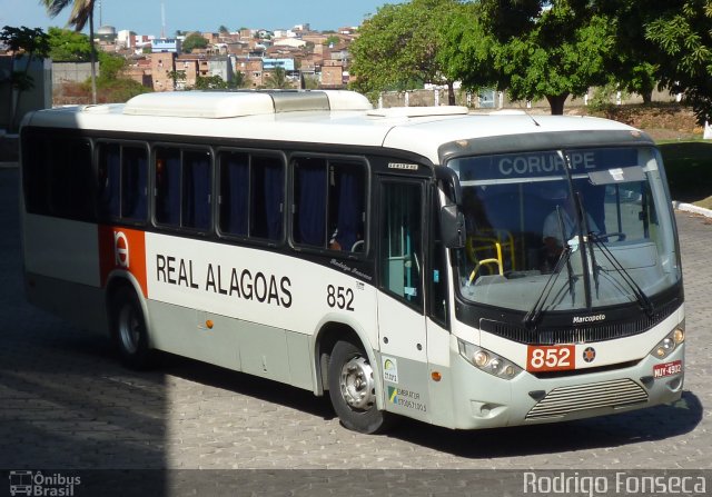 Real Alagoas de Viação 852 na cidade de Maceió, Alagoas, Brasil, por Rodrigo Fonseca. Número da foto: #1635355.