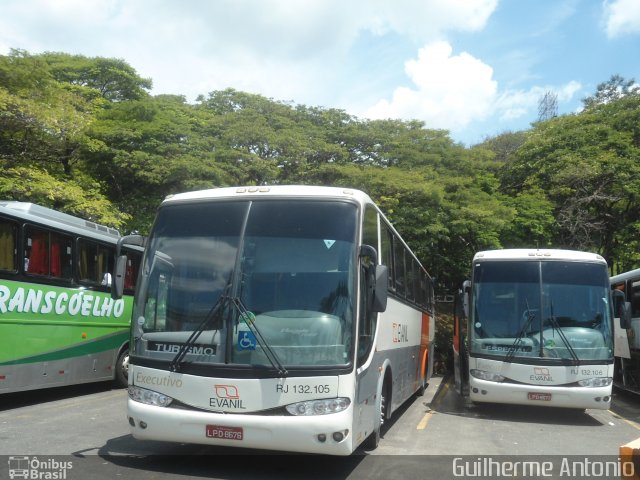 Evanil Transportes e Turismo RJ 132.105 na cidade de Aparecida, São Paulo, Brasil, por Guilherme Antonio. Número da foto: #1636230.