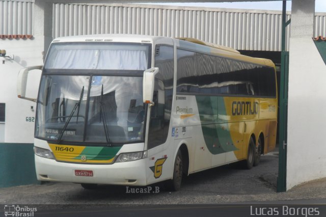 Empresa Gontijo de Transportes 11640 na cidade de Araxá, Minas Gerais, Brasil, por Lucas Borges . Número da foto: #1635870.