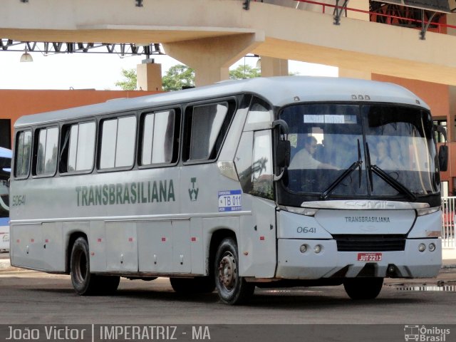 Transbrasiliana Transportes e Turismo 50641 na cidade de Imperatriz, Maranhão, Brasil, por João Victor. Número da foto: #1636470.