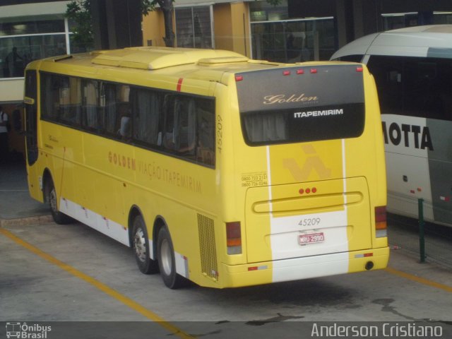 Viação Itapemirim 45209 na cidade de Ribeirão Preto, São Paulo, Brasil, por Anderson Cristiano . ID da foto: 1634799.