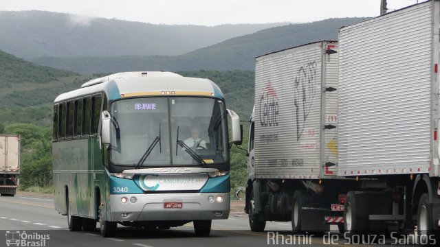 Auto Viação Camurujipe 3040 na cidade de Jequié, Bahia, Brasil, por Rhamir  de Souza Santos. ID da foto: 1637491.