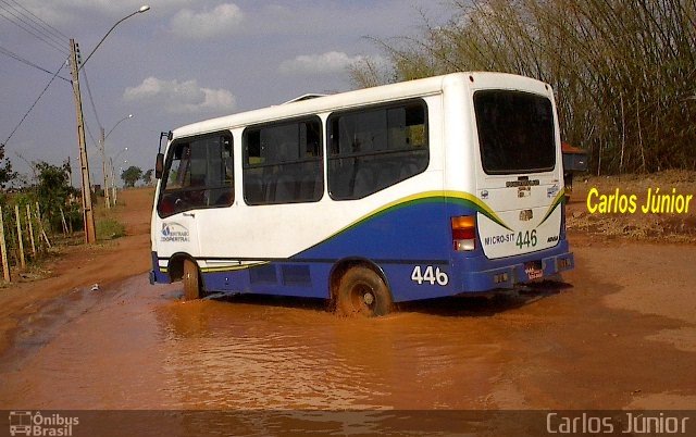 Ônibus Particulares 446 na cidade de Goiânia, Goiás, Brasil, por Carlos Júnior. ID da foto: 1638263.