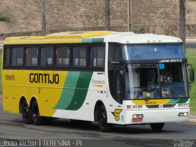 Empresa Gontijo de Transportes 15905 na cidade de Teresina, Piauí, Brasil, por João Victor. Número da foto: #1637188.