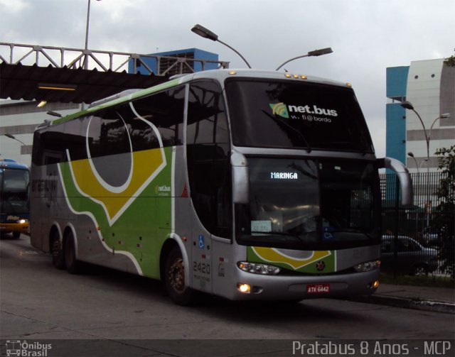 Brasil Sul Linhas Rodoviárias 2420 na cidade de São Paulo, São Paulo, Brasil, por Cristiano Soares da Silva. ID da foto: 1638438.