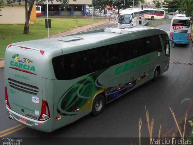 Viação Garcia 7817 na cidade de Ribeirão Preto, São Paulo, Brasil, por Marcio Freitas. ID da foto: 1637805.