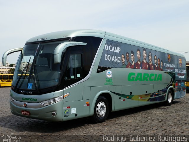 Viação Garcia 7686 na cidade de Londrina, Paraná, Brasil, por Rodrigo  Gutierrez Rodrigues. Número da foto: #1638463.