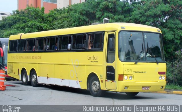 Viação Itapemirim 41011 na cidade de São Paulo, São Paulo, Brasil, por Rodrigo S. G Busólogo do Brasil. ID da foto: 1638446.