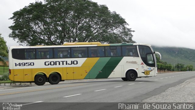 Empresa Gontijo de Transportes 14950 na cidade de Jequié, Bahia, Brasil, por Rhamir  de Souza Santos. Número da foto: #1637488.