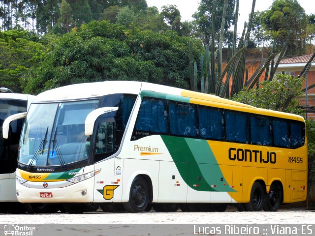 Empresa Gontijo de Transportes 18455 na cidade de Viana, Espírito Santo, Brasil, por Lucas Ribeiro de Souza Ferreira. Número da foto: #1580775.