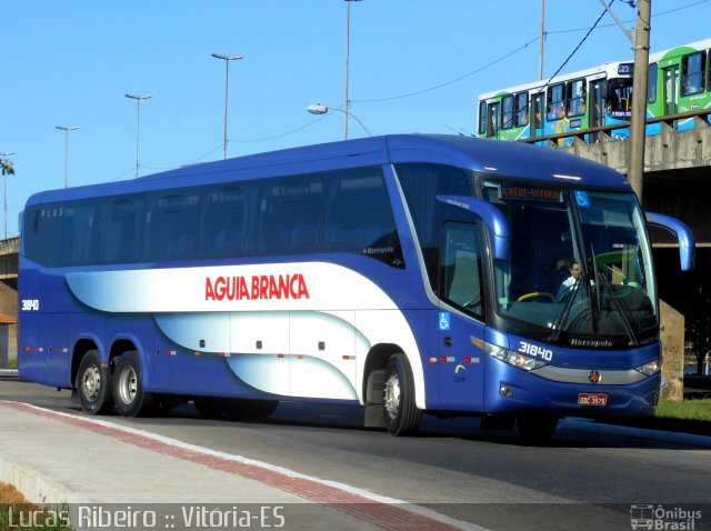 Viação Águia Branca 31840 na cidade de Vitória, Espírito Santo, Brasil, por Lucas Ribeiro de Souza Ferreira. Número da foto: #1580772.