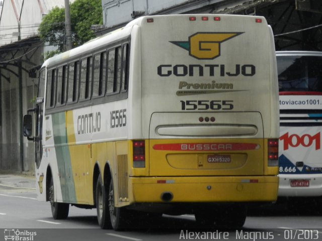 Empresa Gontijo de Transportes 15565 na cidade de Rio de Janeiro, Rio de Janeiro, Brasil, por Alexandre  Magnus. Número da foto: #1583500.