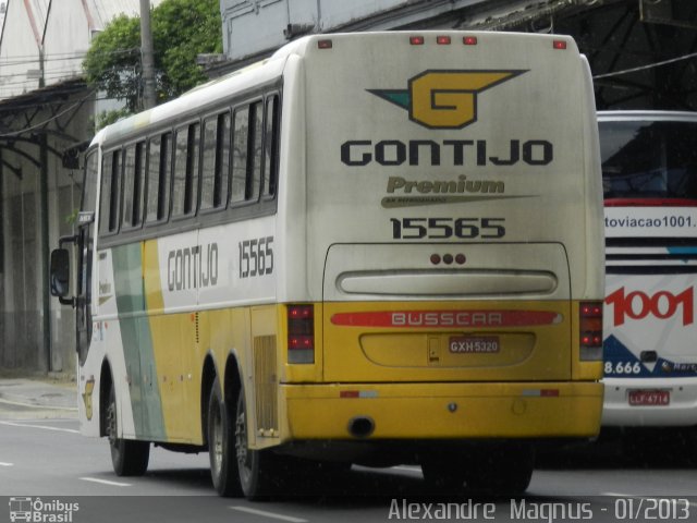 Empresa Gontijo de Transportes 15565 na cidade de Rio de Janeiro, Rio de Janeiro, Brasil, por Alexandre  Magnus. ID da foto: 1583500.