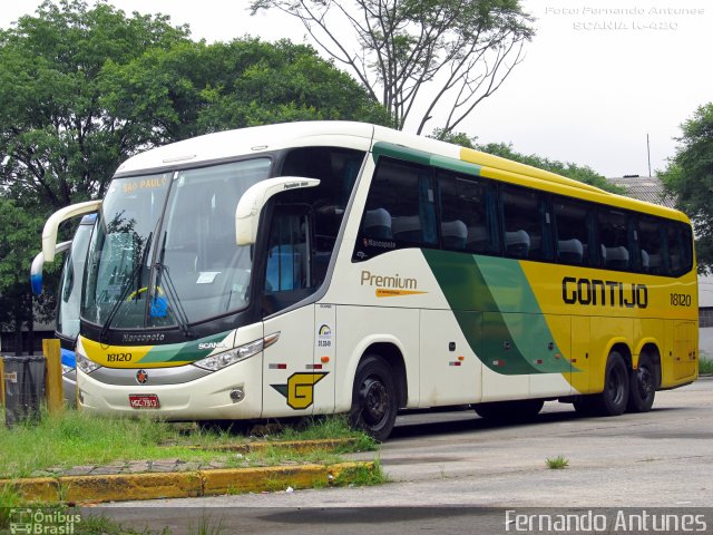 Empresa Gontijo de Transportes 18120 na cidade de São Paulo, São Paulo, Brasil, por Fernando Antunes. Número da foto: #1580520.