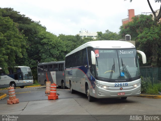 Viação Nasser 226115 na cidade de São Paulo, São Paulo, Brasil, por Atilio Torres. Número da foto: #1583414.