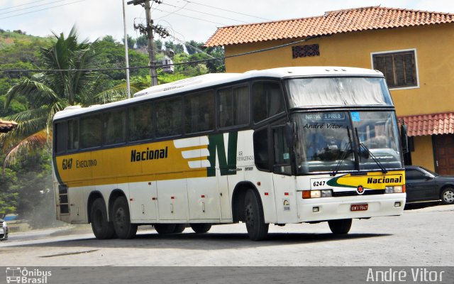 Viação Nacional 6247 na cidade de Paraíba do Sul, Rio de Janeiro, Brasil, por André Vitor  Silva dos Santos. Número da foto: #1582824.