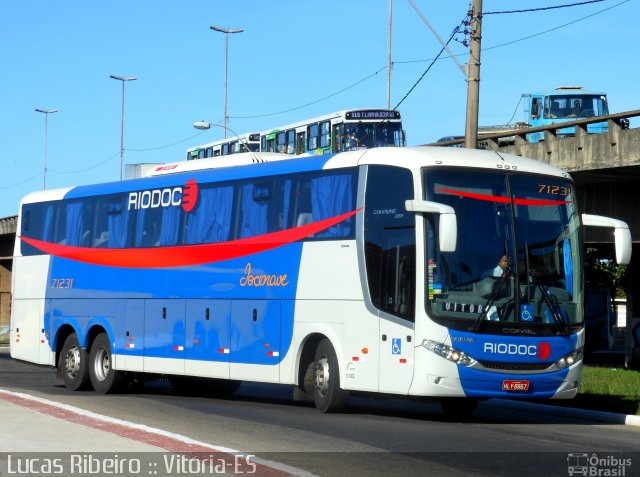 Viação Riodoce 71231 na cidade de Vitória, Espírito Santo, Brasil, por Lucas Ribeiro de Souza Ferreira. Número da foto: #1580773.