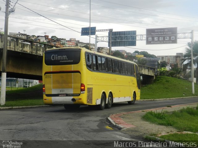 Viação Itapemirim 8121 na cidade de Vitória, Espírito Santo, Brasil, por Marcos Pinnheiro Meneses. ID da foto: 1580827.