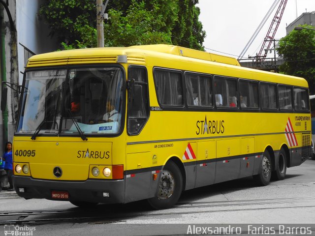 Viação Itapemirim 40095 na cidade de Rio de Janeiro, Rio de Janeiro, Brasil, por Alexsandro  Farias Barros. ID da foto: 1580519.