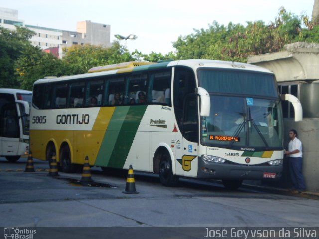 Empresa Gontijo de Transportes 5885 na cidade de São Paulo, São Paulo, Brasil, por José Geyvson da Silva. ID da foto: 1582996.