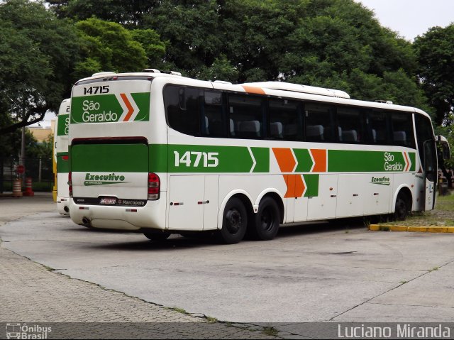 Cia. São Geraldo de Viação 14715 na cidade de São Paulo, São Paulo, Brasil, por Luciano Miranda. Número da foto: #1583379.