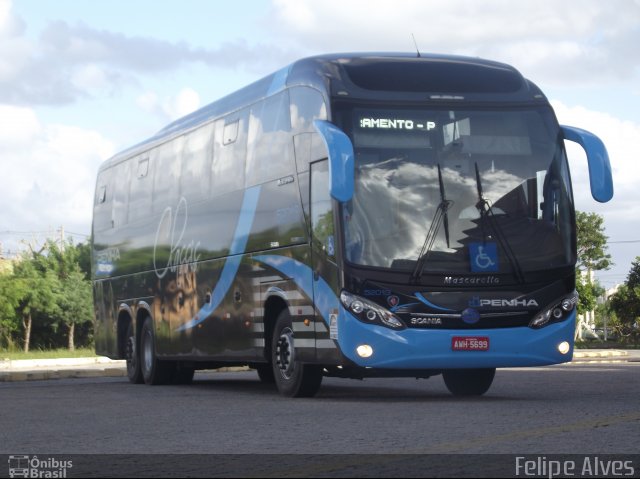 Empresa de Ônibus Nossa Senhora da Penha 52013 na cidade de Pelotas, Rio Grande do Sul, Brasil, por Felipe Alves. Número da foto: #1583145.
