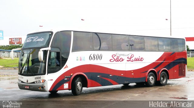 Expresso São Luiz 6800 na cidade de Goiânia, Goiás, Brasil, por Helder Alencar. Número da foto: #1583329.