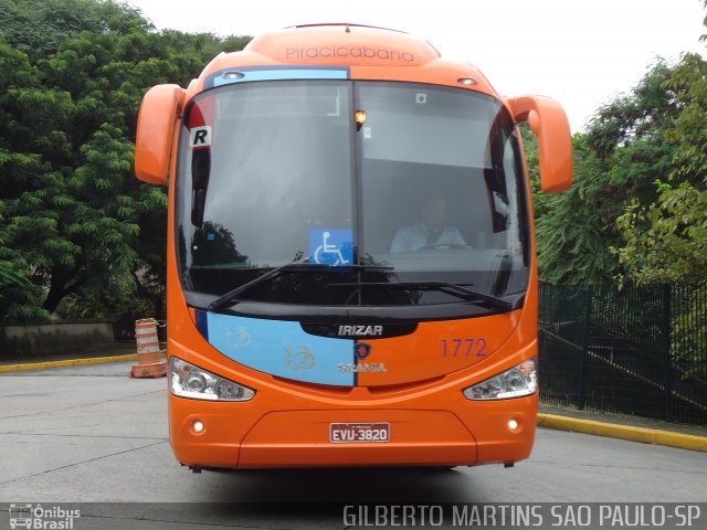 Viação Piracicabana 1772 na cidade de São Paulo, São Paulo, Brasil, por Gilberto Martins. Número da foto: #1581601.