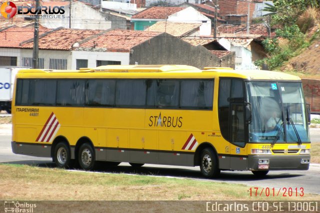 Viação Itapemirim 44801 na cidade de Aracaju, Sergipe, Brasil, por Edcarlos Rodrigues. Número da foto: #1585569.