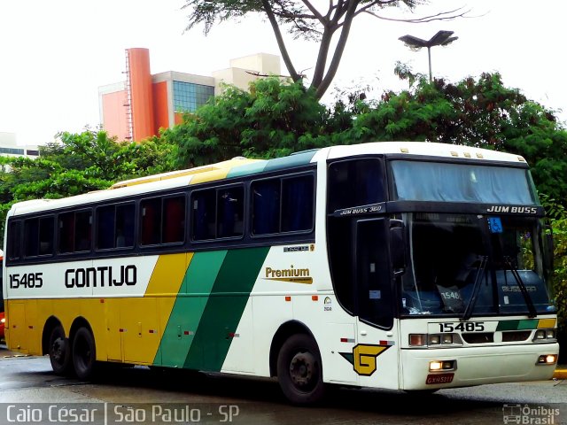 Empresa Gontijo de Transportes 15485 na cidade de São Paulo, São Paulo, Brasil, por Caio César de Freitas Lopes. ID da foto: 1584715.