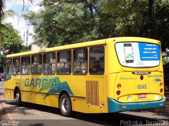 Viação Garcia 6545 na cidade de Maringá, Paraná, Brasil, por Pedroka Ternoski. Número da foto: #1585220.