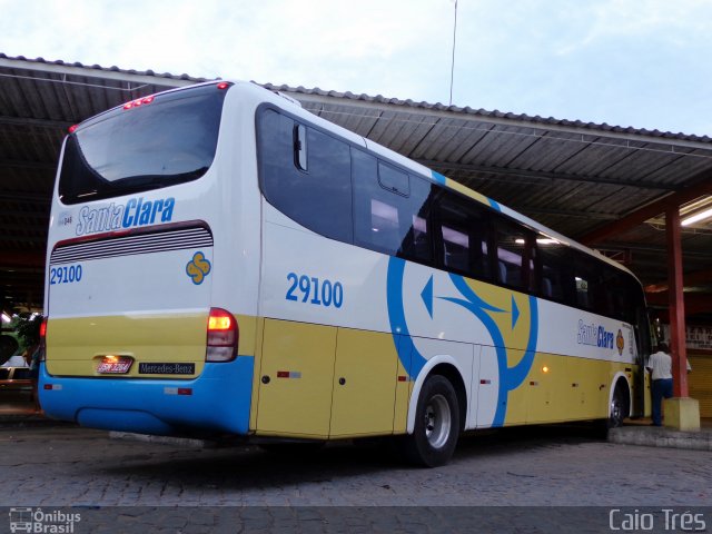Viação Santa Clara 29100 na cidade de Nanuque, Minas Gerais, Brasil, por Caio Trés. Número da foto: #1584826.